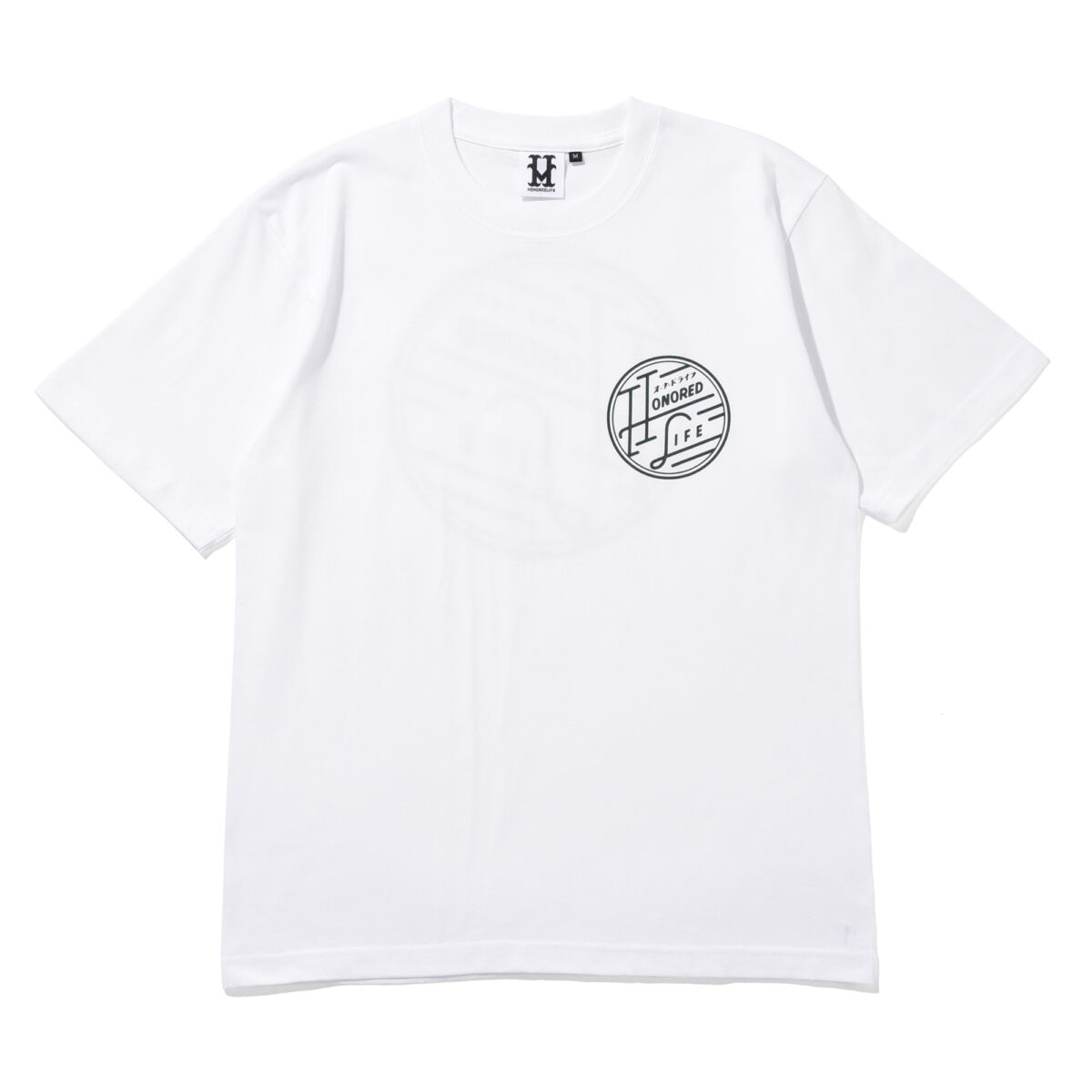 SHOP LOGO TEE WHITE x GREEN